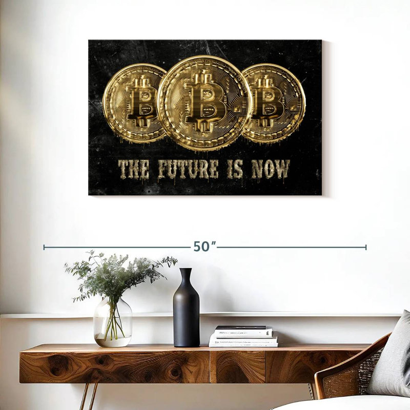 Kerner Bitcoin, l'avenir, c'est maintenant, H 24 po x l 36 po