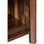 Rustic Walnut Open Nightstand