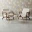 Ensemble de chaise longue et table basse de style rétro luxueux-524197988-524197994