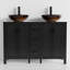 Meuble-lavabo double 48 po avec lavabos vasques, robinets-1577898922