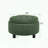Round Storage Ottoman with Removable Tray and Tufted Design-1806564309