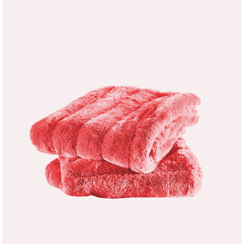 Supermink Square Euro Pillow Cover, Sugar Coral
