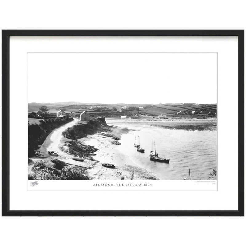 Abersoch, The Estuary 1894 - Single Picture Frame Print, 28cm H x 36cm W x 2.3cm D