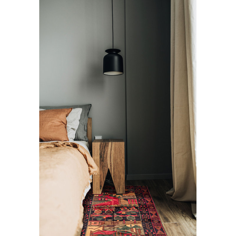 Rizbaft Black Rug 3'5" x 5'11"