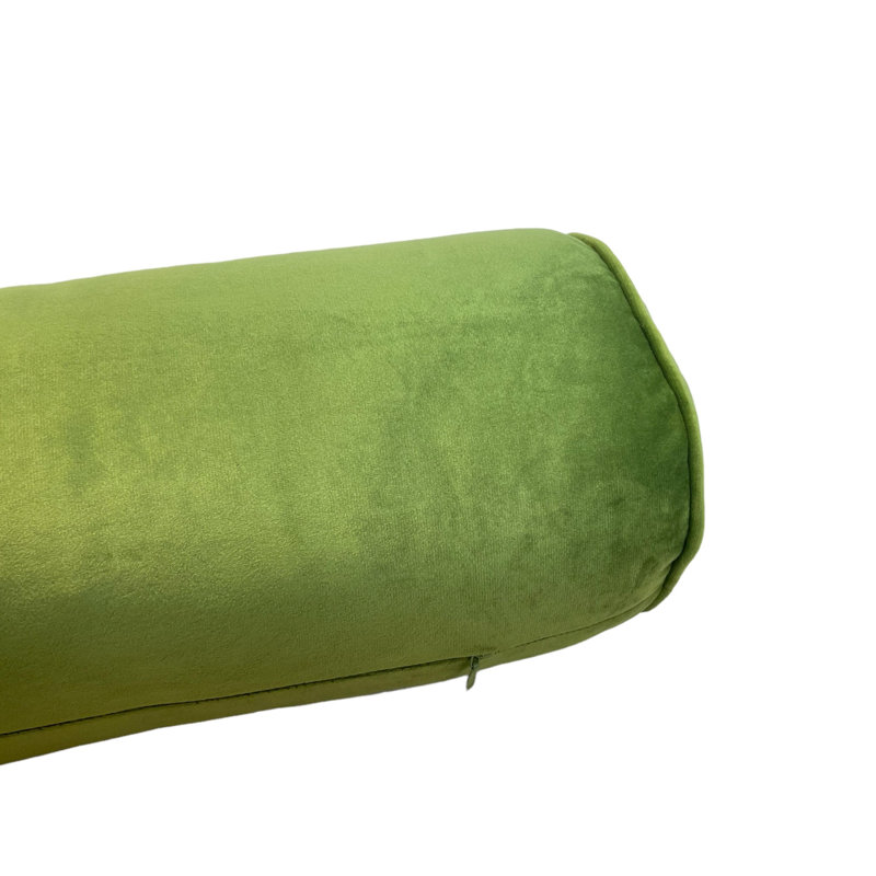 Velvet Reversible Pillow Cover, 6"H x 16"W, Green