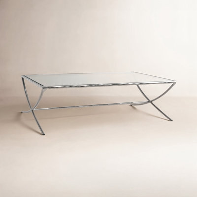 Evelynn Glass Top Coffee Table