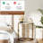 Modern Round 2-piece End Table Set