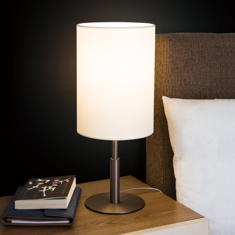 Lampe de table en bronze améthyste, H 24,45 po x l 9,84 po x P 9,84 po