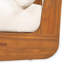 Ensemble de conversation d'extérieur en bois d'acacia 3 pièces avec coussins Noeleen (table non incluse)-125312225