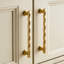 Paquet de 10 poignées d'armoire, poignées d'armoire martelées en losange vintage pour tiroir de cuisine, meuble-lavabo, commode et quincaillerie, centre de trou de 5 pouces-125138607-125138609