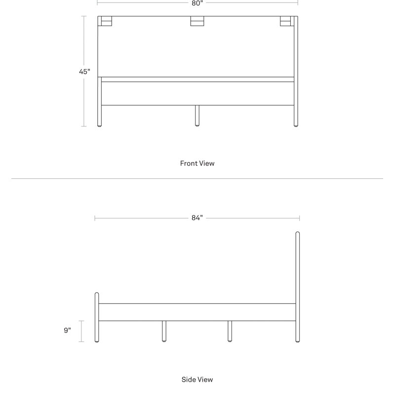 Over Under Bed, King, White Oak