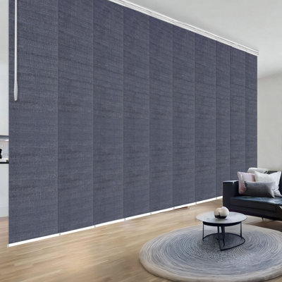 Spruce Semi-Sheer White/Grey Vertical Blind