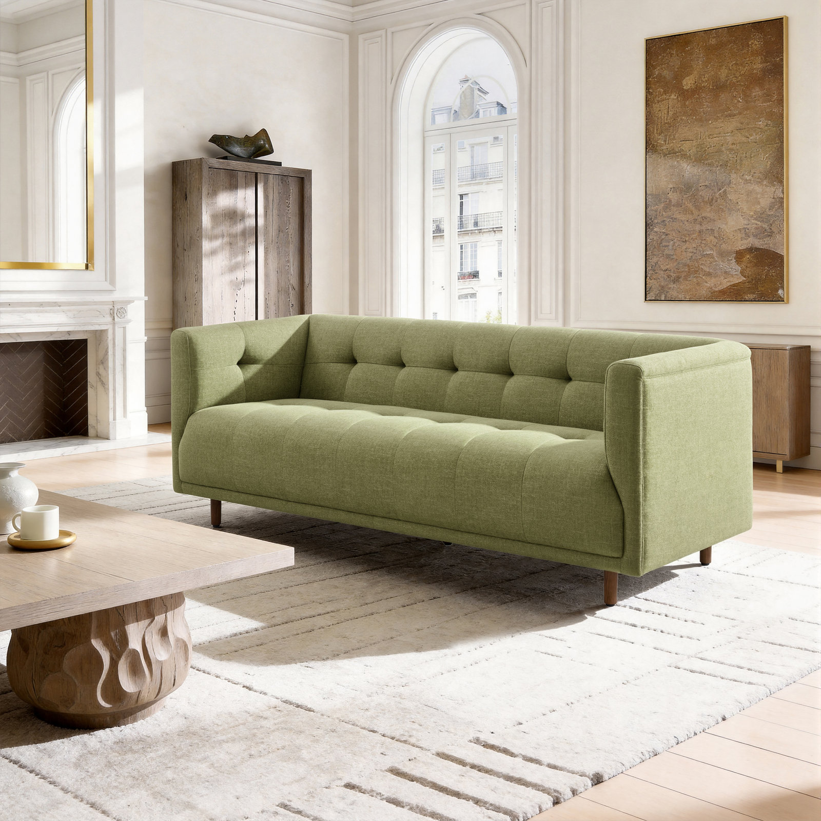 82" Sofa, Green