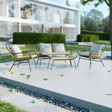 Elsfield Ratttan 4- Person Seating Group