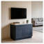 24-Inch Navy Blue Shaker Base Cabinet with Soft-Close Door and Drawer, Kitchen Storage Unit