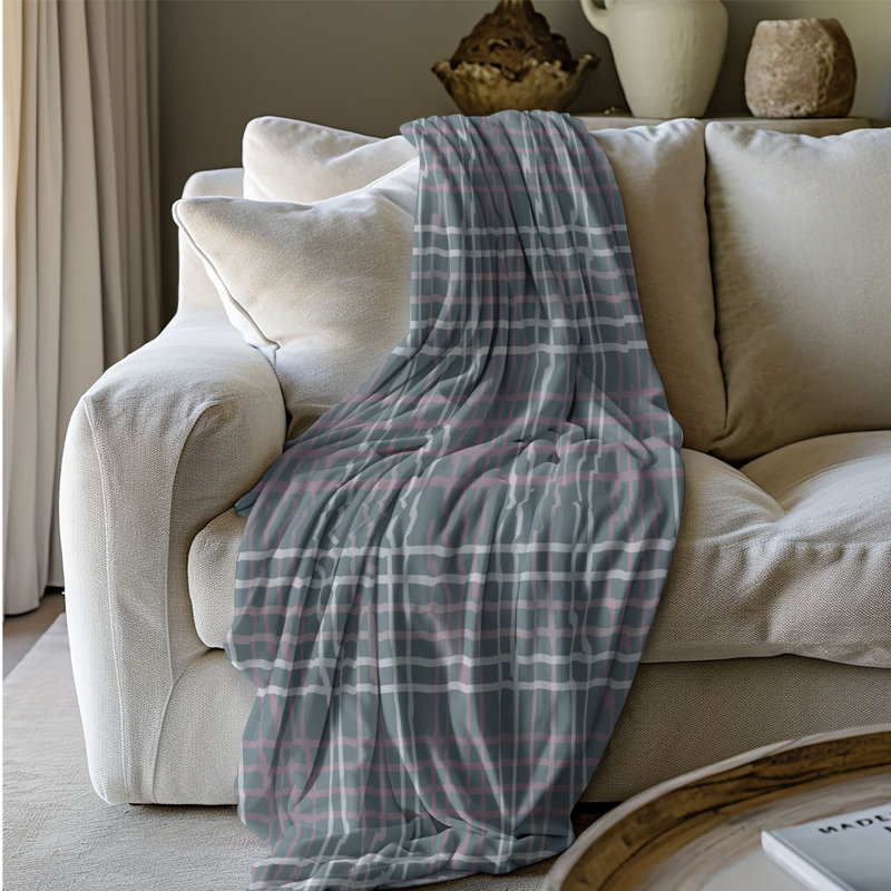 Floral Charm - 1 pièce Sherpa Premium, Grand lit