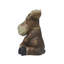 Statue de jardin orignal assis