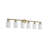 6- Golden Bathroom Vanity Lamp Fixture, Frosted Glass Shades, Modern Wall Mounted Lighting,-1228305321-1228305320-1228305326