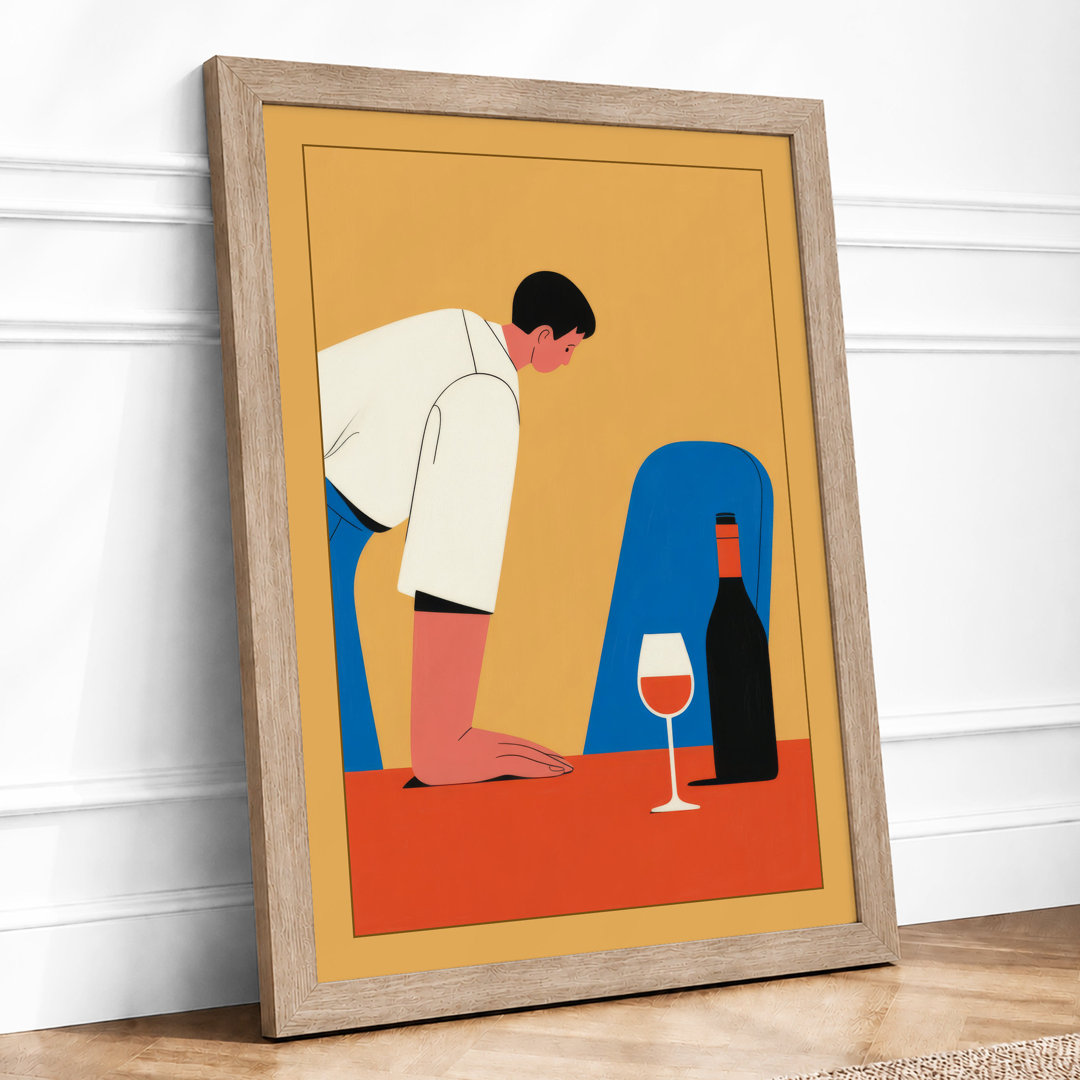 Contemplation in Colour Modern Framed Art Print