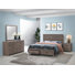 Axat 5-piece Eastern King Bedroom Set Barrel Oak