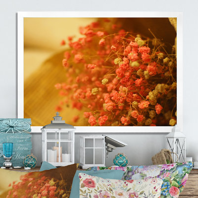" Red Blossoming Spring Flowers "