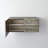 Abstract Block Cabinet-Right-Silver