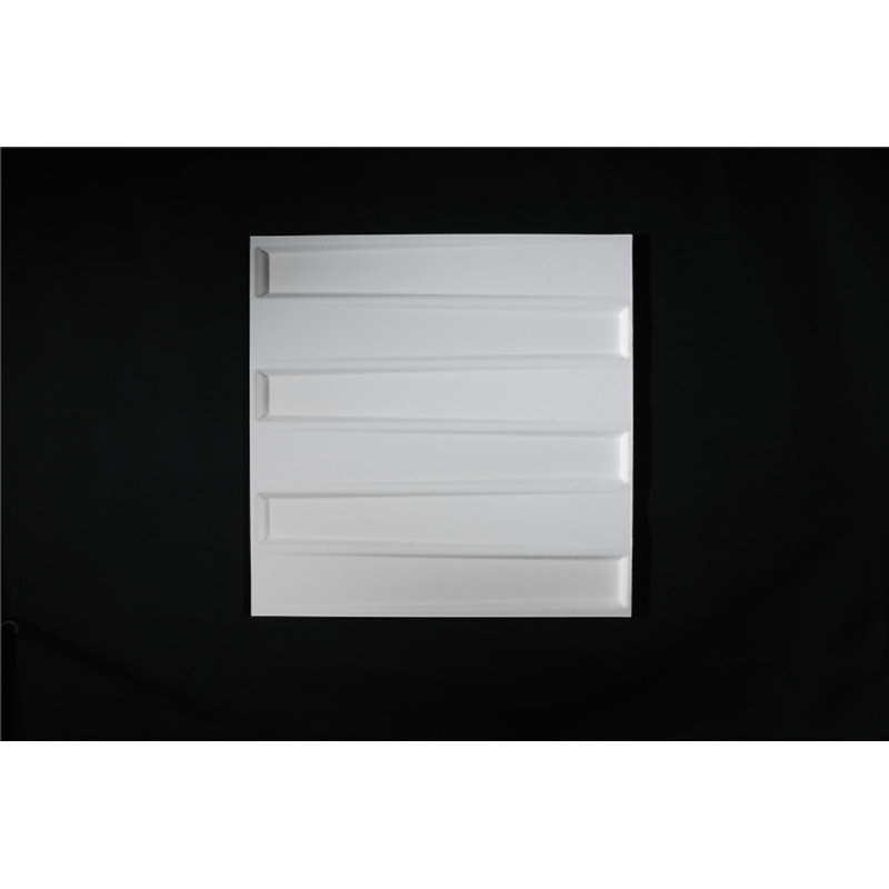 Hinsdale 50.04cm x 50.04cm Plastic Tile in White