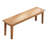 Solid Wood Dining Bench Kitchen Dining Seat Entryway Bench-106753332