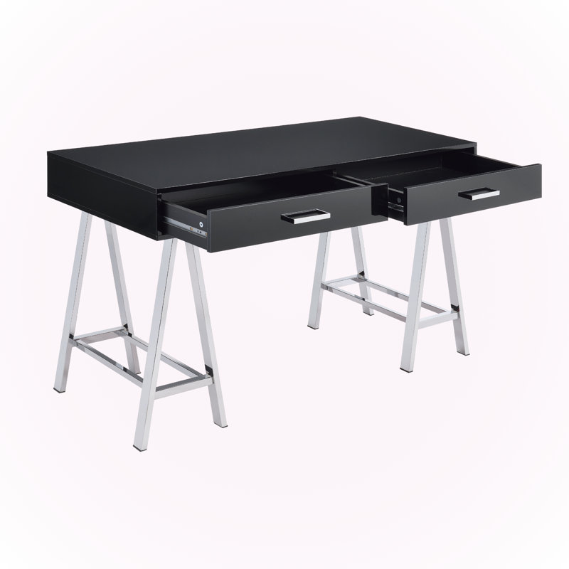 Chrome Newhaven & amp; Bureau d'écriture noir ultrabrillant