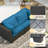 𝗡𝗼-𝗔𝘀𝘀𝗲𝗺𝗯𝗹𝘆 𝗖𝗵𝗮𝗶𝗿𝘀, 2-Person Patio Furniture Set Wicker Outdoor Sectional Seating Group Outside Conversation Sofa With Waterproof Furniture Cover-578084304-575346747-575346751