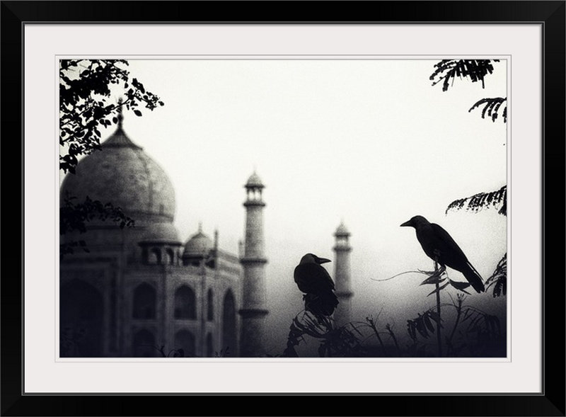 «Straub Story about Two Lovers» par Piet Flour - reproduction de photo, H 20 po x l 26 po x P 1 po, Cadre noir
