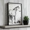 «Stance S croquis» par Anne Tavoletti, reproduction d'art