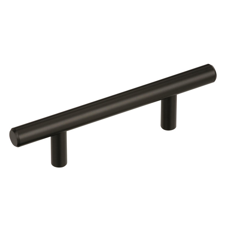 Poignée barre 3 pouces (76mm) centre à centre noir bronze, Bronze noir, 3", 1