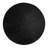 Guillen Round Mango Wood Drum End Table with Combed, Black