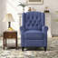 Fauteuil inclinable rembourré classique l 29,5 po avec garniture cloutée (ensemble de 4)-1165399065