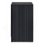 Table de chevet noire 3 pour chambre à coucher - Unité de rangement élégante et pratique polyvalente