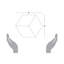Havasar 8x9 Hexagon Honed Marble Mosaic Tile-1932688367