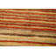 Tapis beige / rouge en laine noué à la main de conception unique 4 pi 2 po x 6 pi 4 po New Age