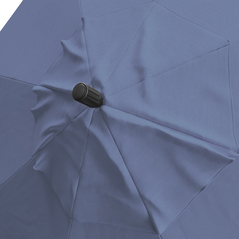 Lexia 90'' Market Sunbrella® Umbrella, Canvas Air Blue Sunbrella® Canvas