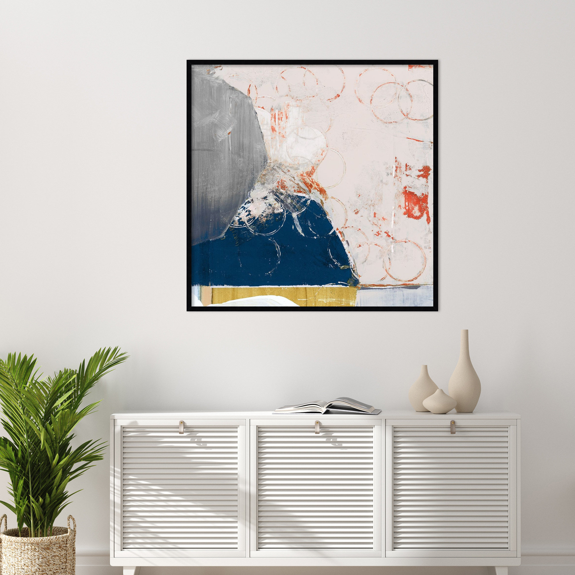 Beautiful Mess II by Gilpin Wood Framed Wall Art Print, 41" H x 41" W, Black