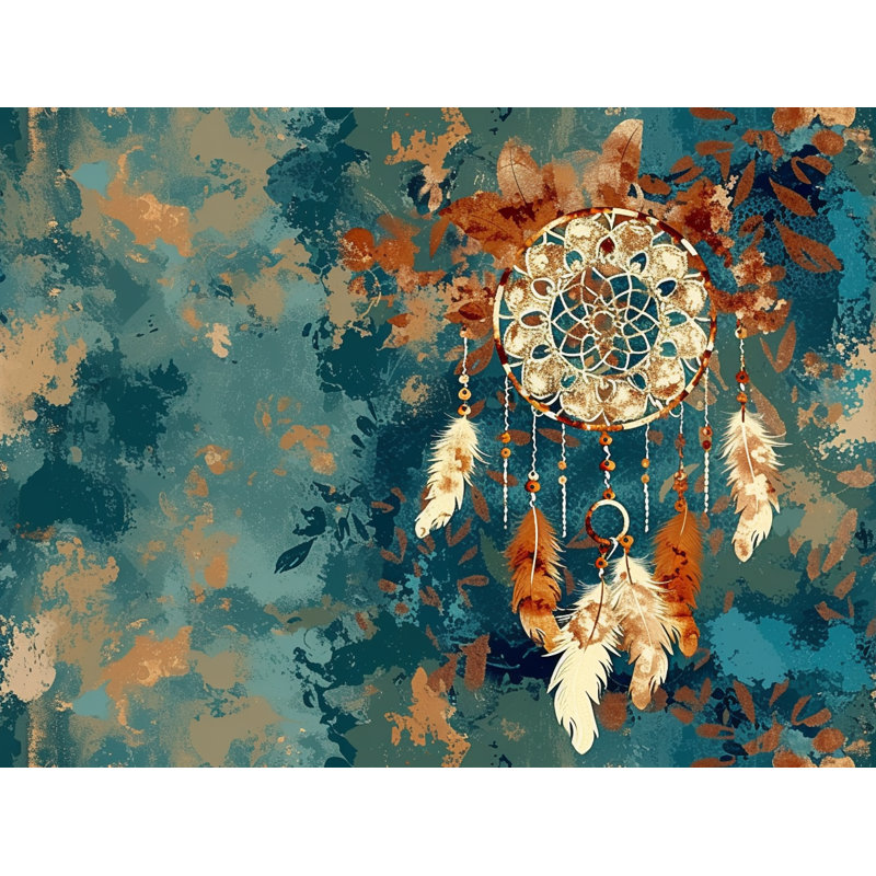 Jeté en polaire Dreamcatcher - Couvertures douces Art Warm, L 60 po x l 50 po