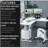 Adjustable L-Shaped Metal Base Writing Desk-470063934