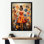 Portrait de femme rétro Mid-Century III - impressions abstraites d'art mural