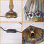 17.3"h Tiffany-style Stained Glass Table Lamp