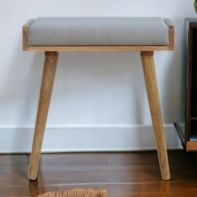 Jovan Solid Wood Accent Stool