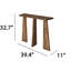 39.4" Solid Wood Console-98352160