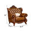 Fauteuil en cuir de vache 46,4 po