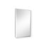 Armoire à pharmacie 15 po x 26 po avec miroir réglable et fixation murale en aluminium pour salle de bain
