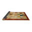 Tapis décoratif multicolore à motif abstrait-623491569