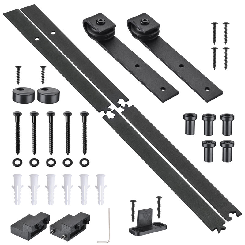 Mini trousse de quincaillerie de porte de grange double standard, 60 po